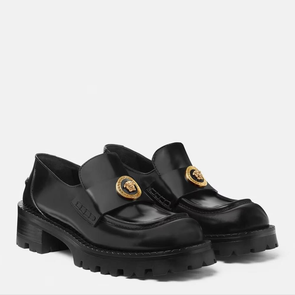 New Trendy  Original  Versace 💯Alia Platform Loafers 35 mm Size 43EU 10US