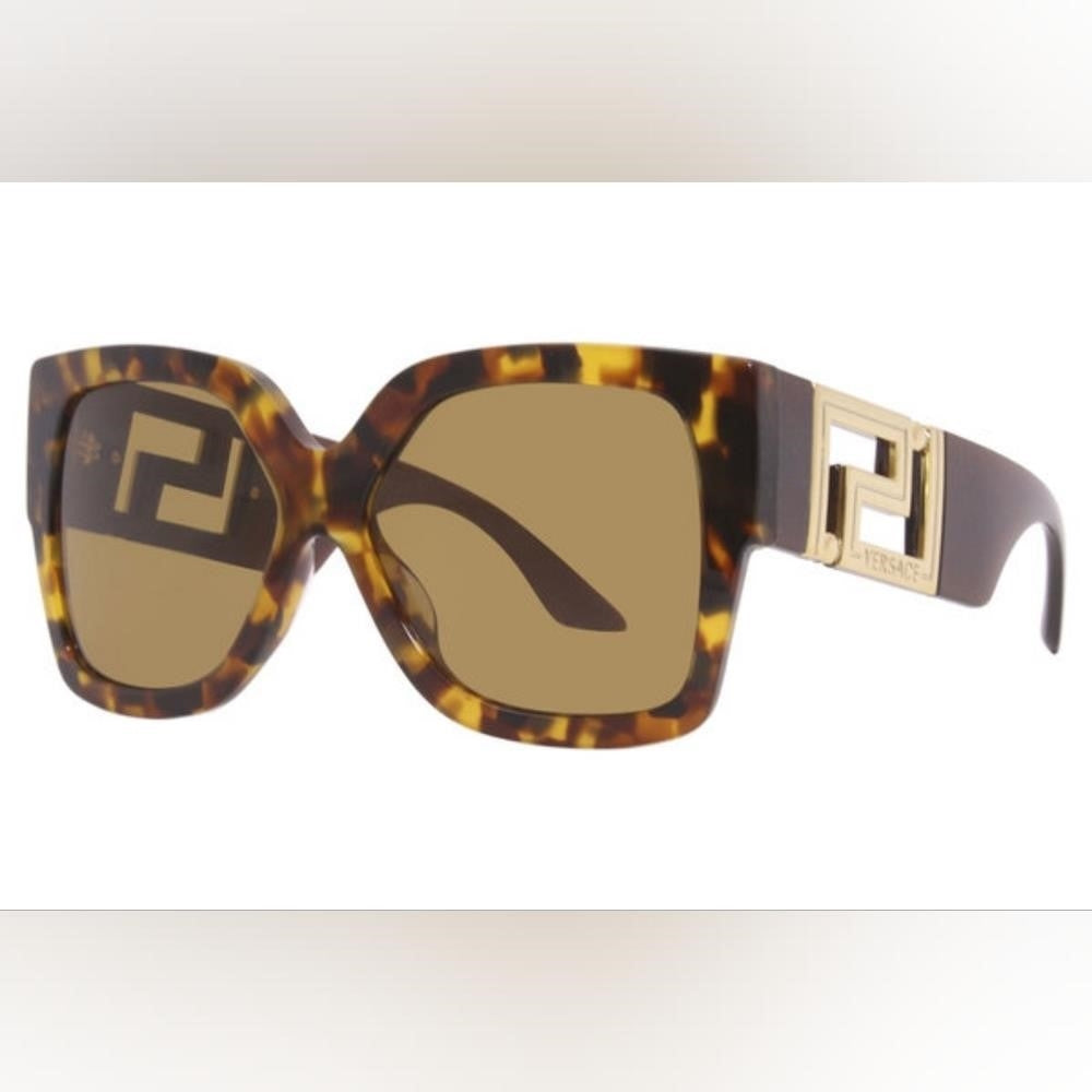 💯 - Authentic New Versace Sunglasses Women's 4402 5119/73 Havana-Gold/Bronze…