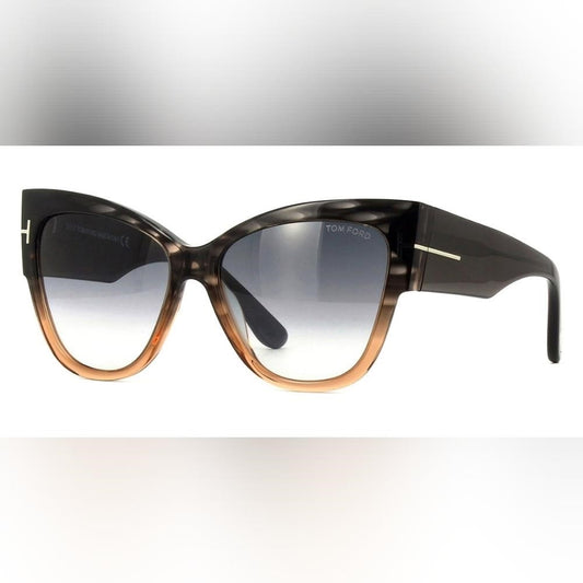 💯 Original  New Tom Ford FT0371 Anoushka Butterfly  Oversized Sunglasses