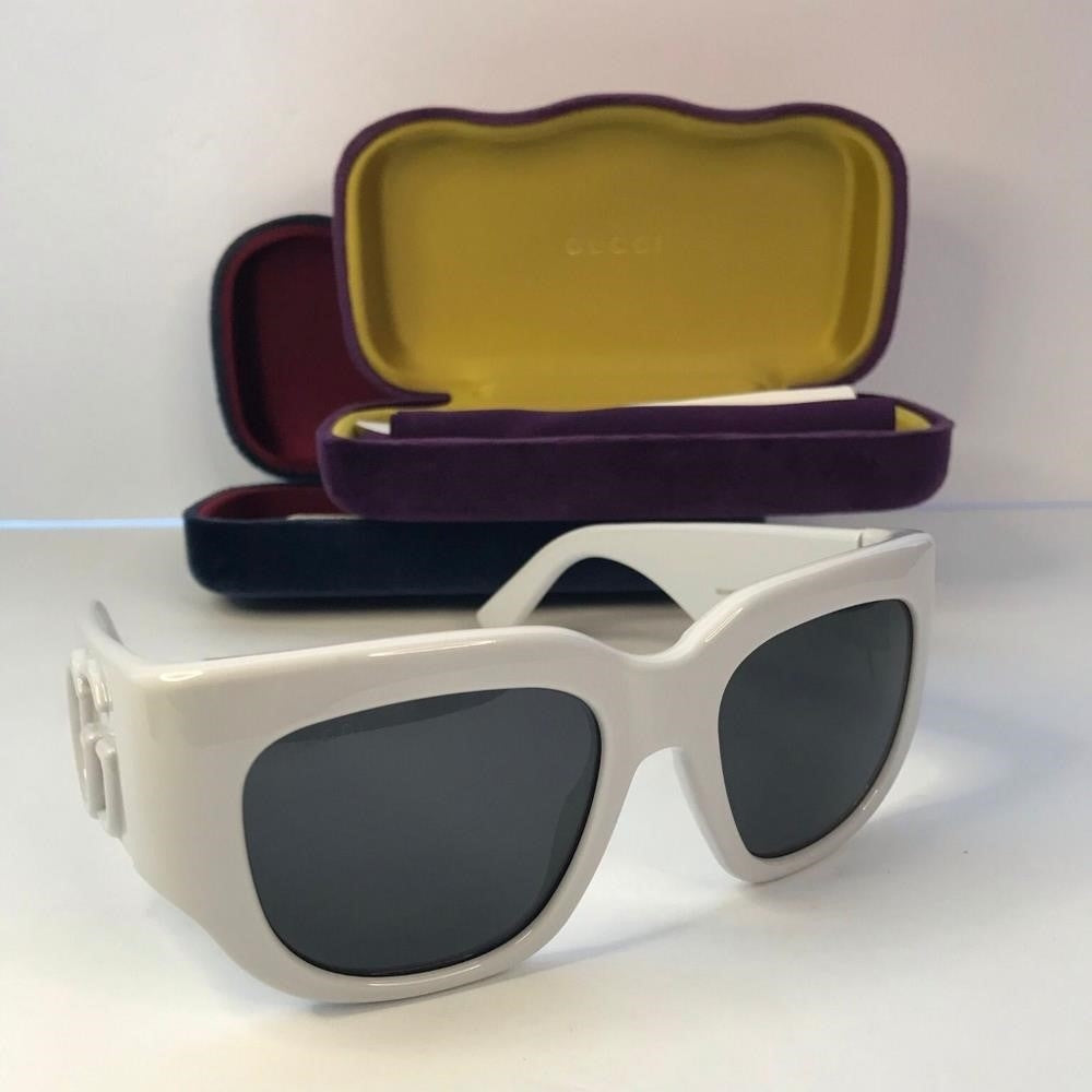 New 💯 Original Gucci Grey Square Ladies Sunglasses GG1545S 003 53.