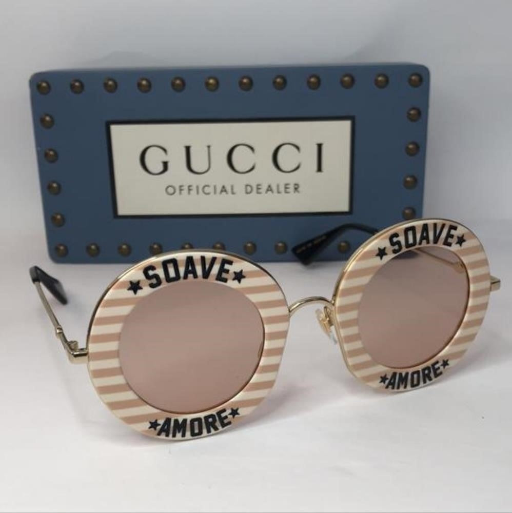 💯 - Authentic New Gucci Ladies Sunglasses GG0113S 009