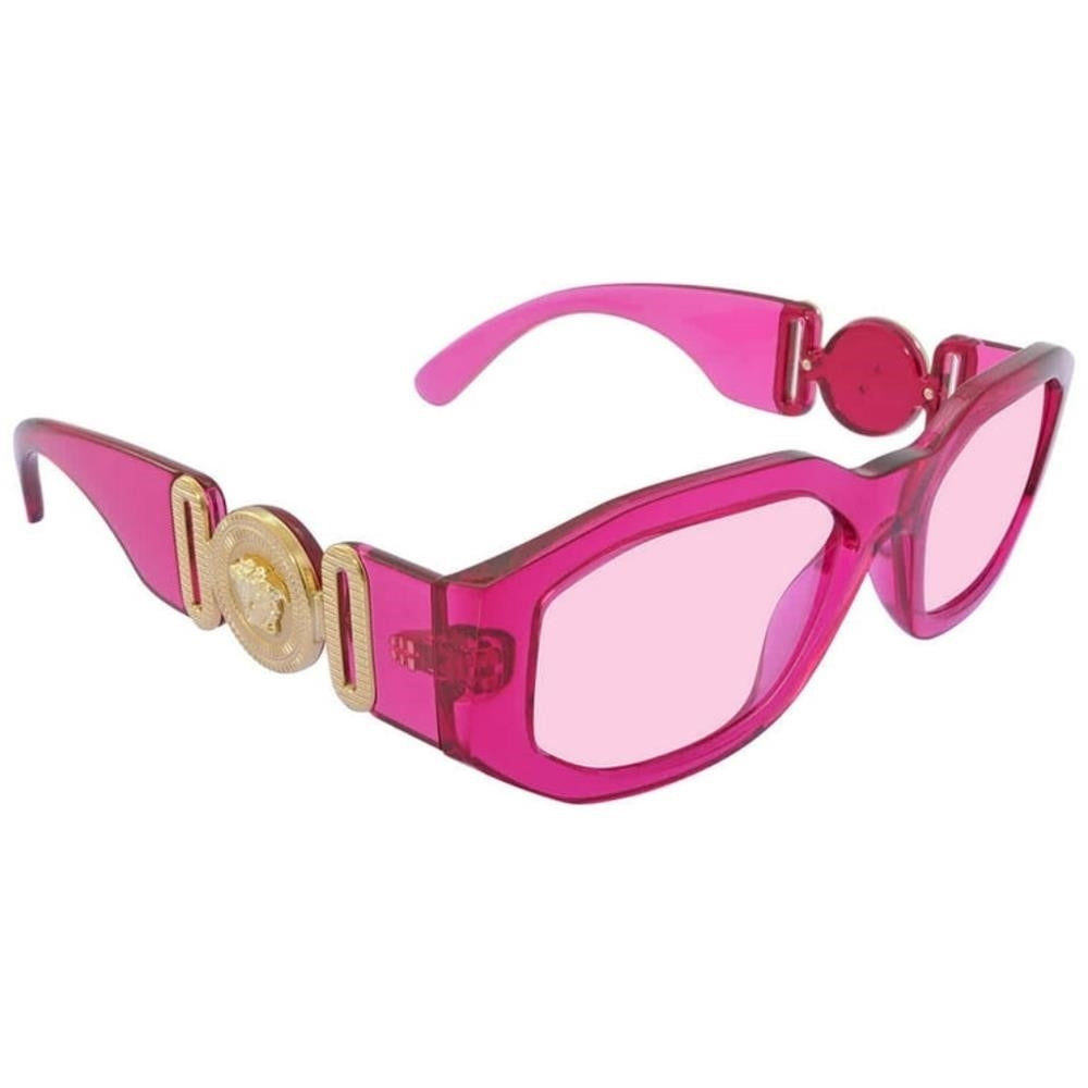 💯 - New Authentic Versace Pink Geometric Unisex Sunglasses VE4361 5334/5 53.