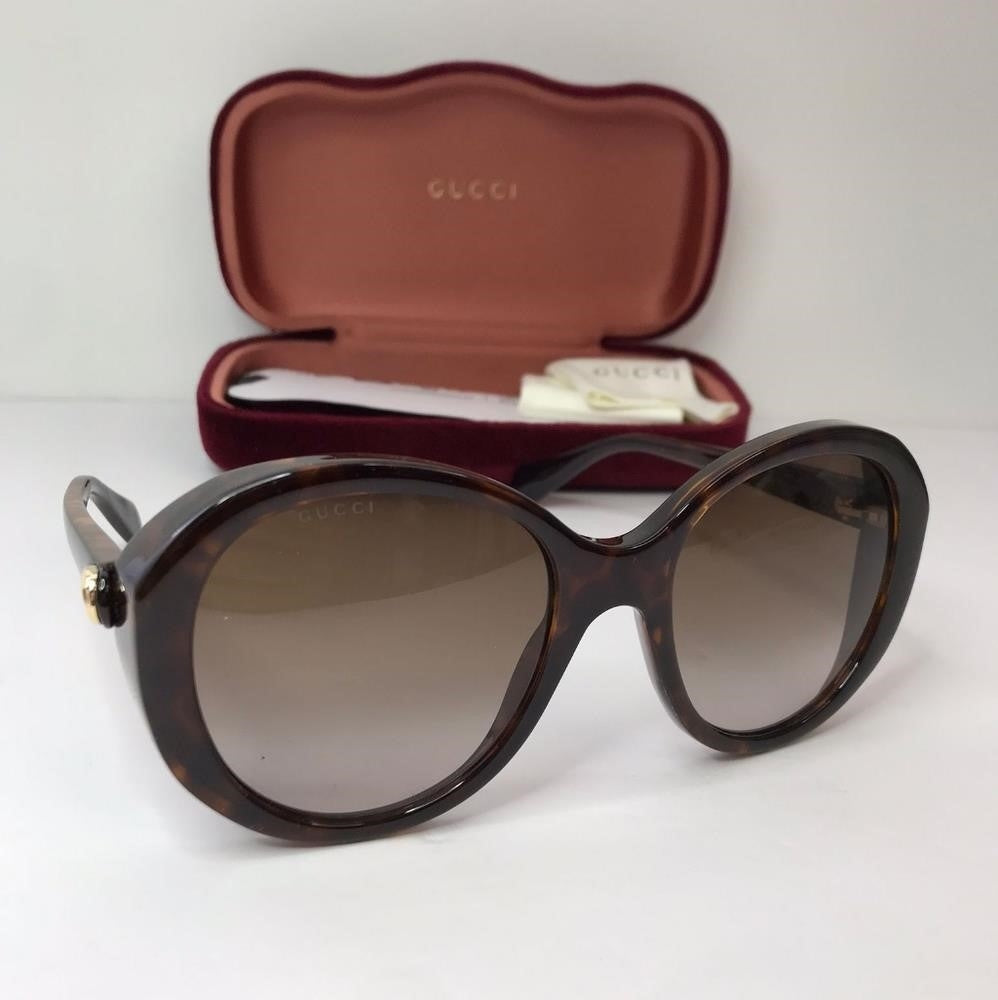 New- 💯 Original Gucci GG0368S 002 55 Sunglasses