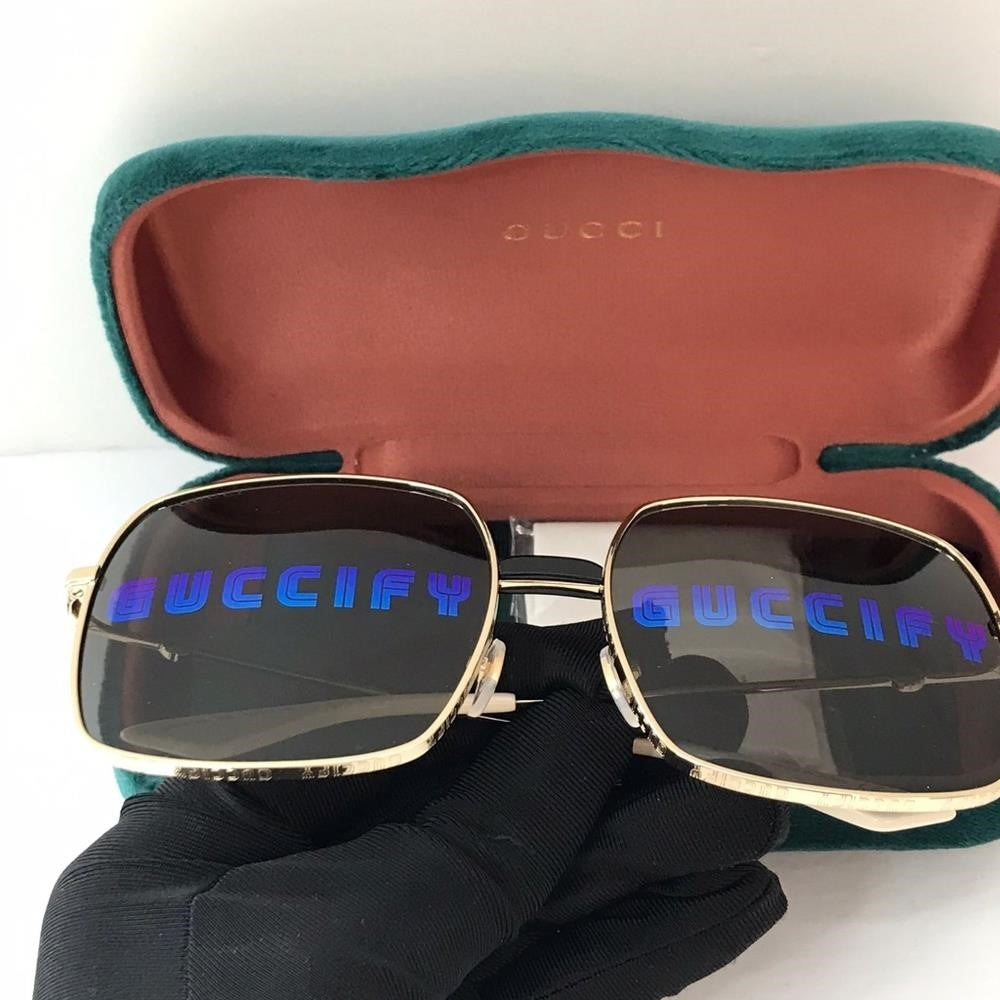 💯 Original Gucci GG0414S 002 60 Ladies Sunglasses