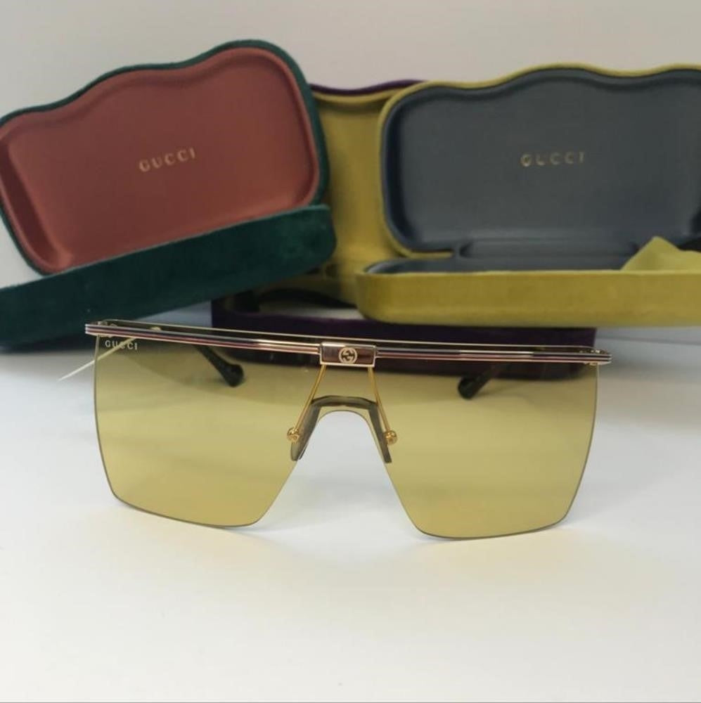 - 💯Authentic New GUCCI GG1096S 003 Sunglasses