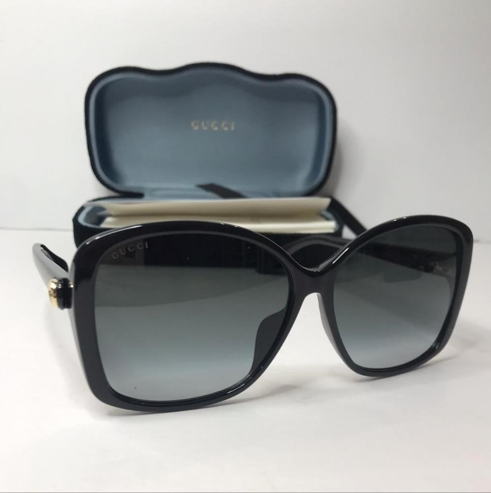 New - 💯 Original Gucci Grey Butterfly Ladies Sunglasses GG0950SA 001