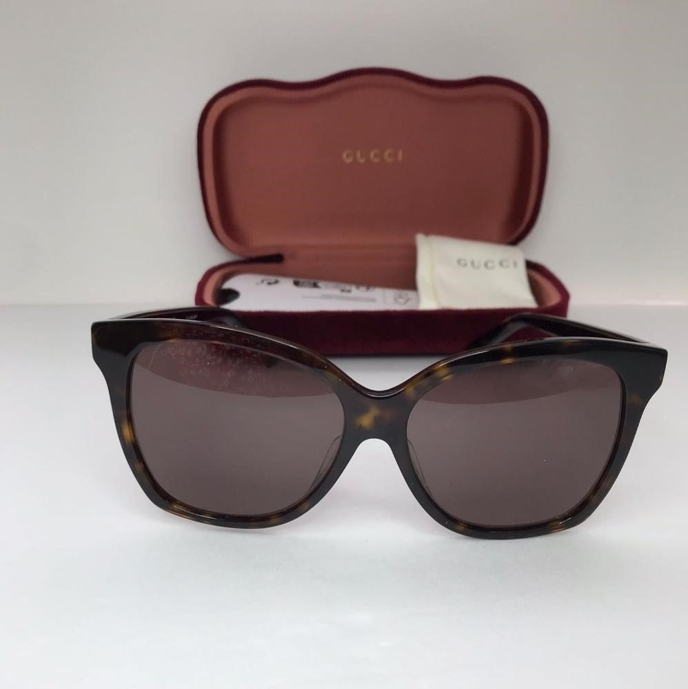 New - 💯 Original  Gucci GG0459SA 002 Butterfly Sunglasses