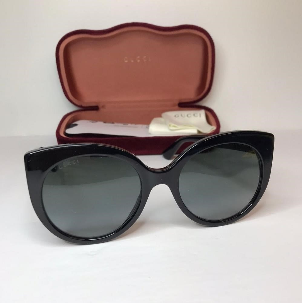 New- 💯 Original Gucci GG0325S W 001 Cat Eye Sunglasses