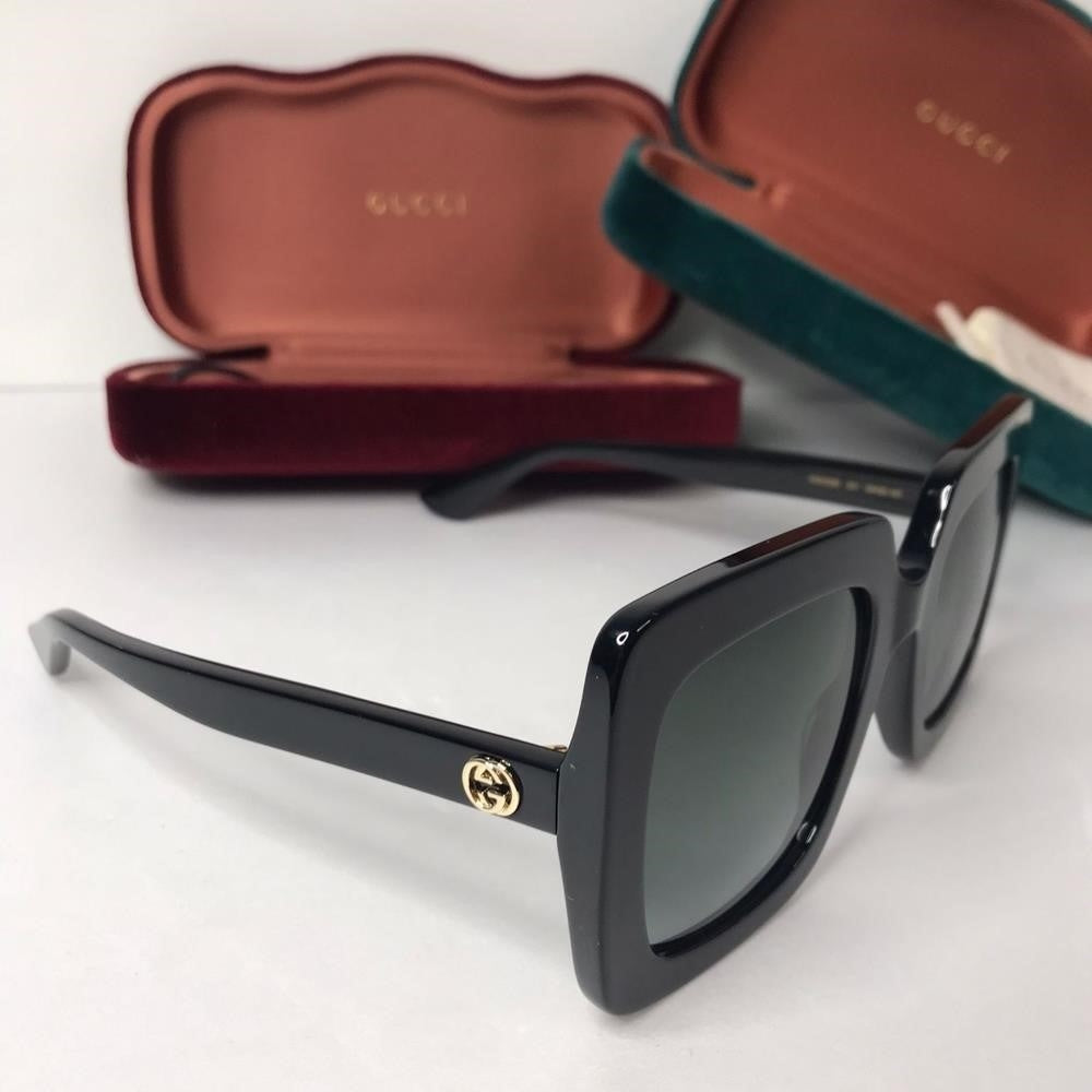 New - 💯 Original GG0328S 001 53Gucci 53 mm Black Sunglasses