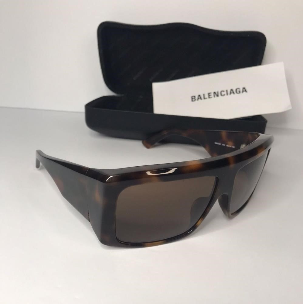 💯 original Balenciaga™ BB0002S 002 63 - Havana