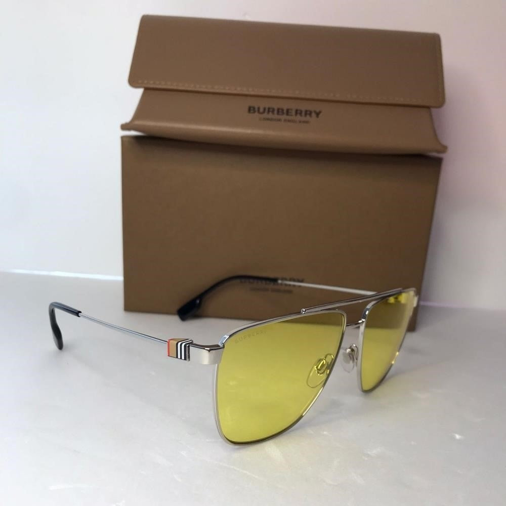 New - 💯Original BE 3141 100585 Unisex Navigator Sunglasses Silver 61mm