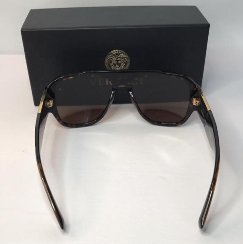 💯- Authentic New Versace Mens Brown VE4436 Sunglasses