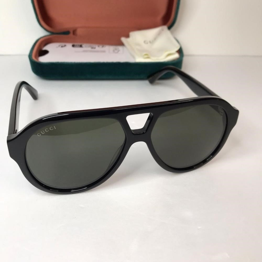 💯 Original Gucci GG0159S 001 56 GG0159 Men's Sunglasses