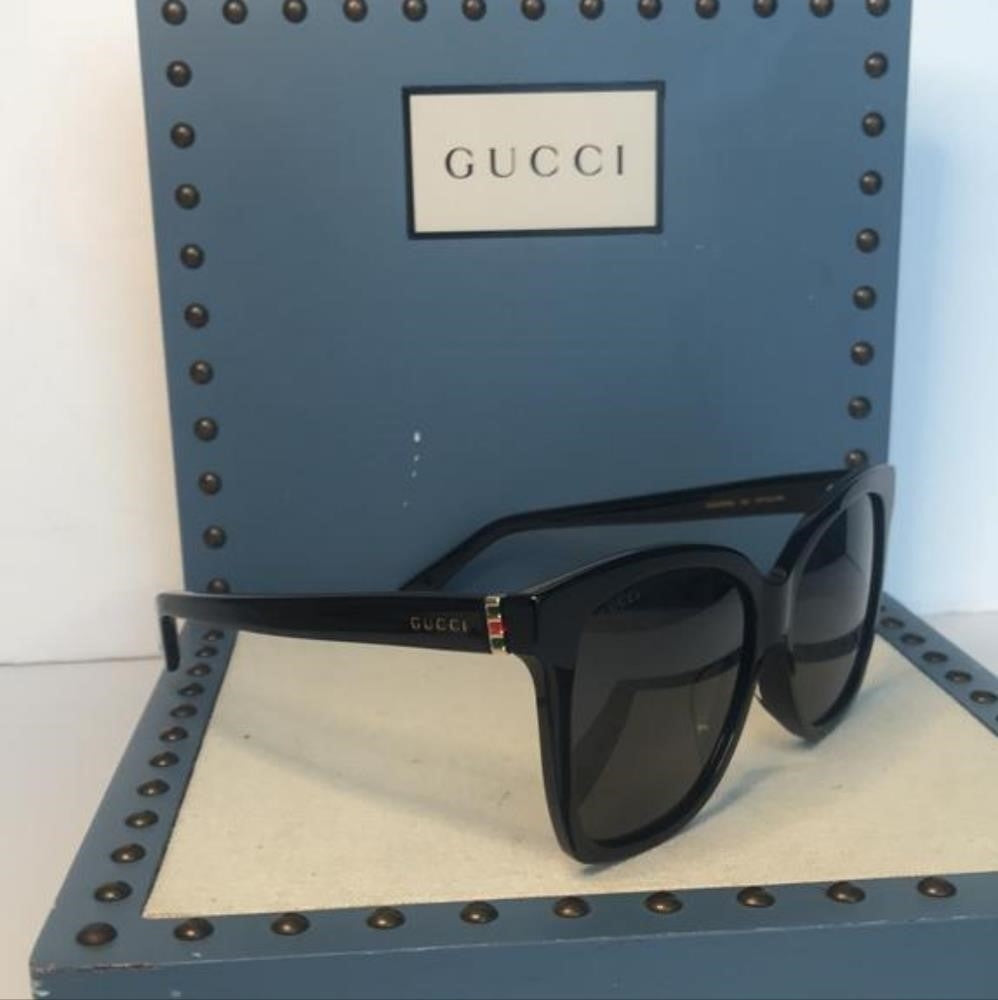 Authentic GUCCI New. GG0459S 001 Rounded Square Sunglasses