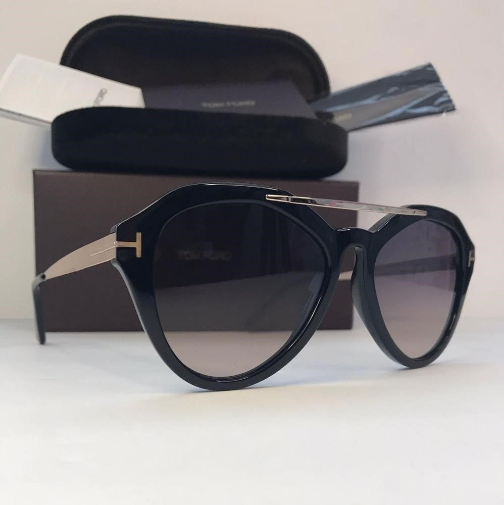 New- 💯 Original TOM FORD TF 576 01B Lisa-02 Woman Sunglasses