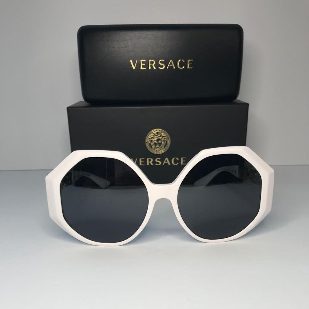 New- 💯 Original  VERSACE MOD 4395 VE 4395 314/87 59MM Geometric Sunglasses