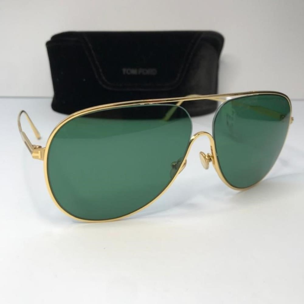 New - 💯 Original Tom Ford Alec Green Pilot Men's Sunglasses FT0824 30N 62.