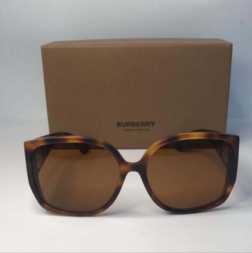 Burberry BE4290 Square Sunglasses | 3382/3-MATTE LIGHT HAVANA