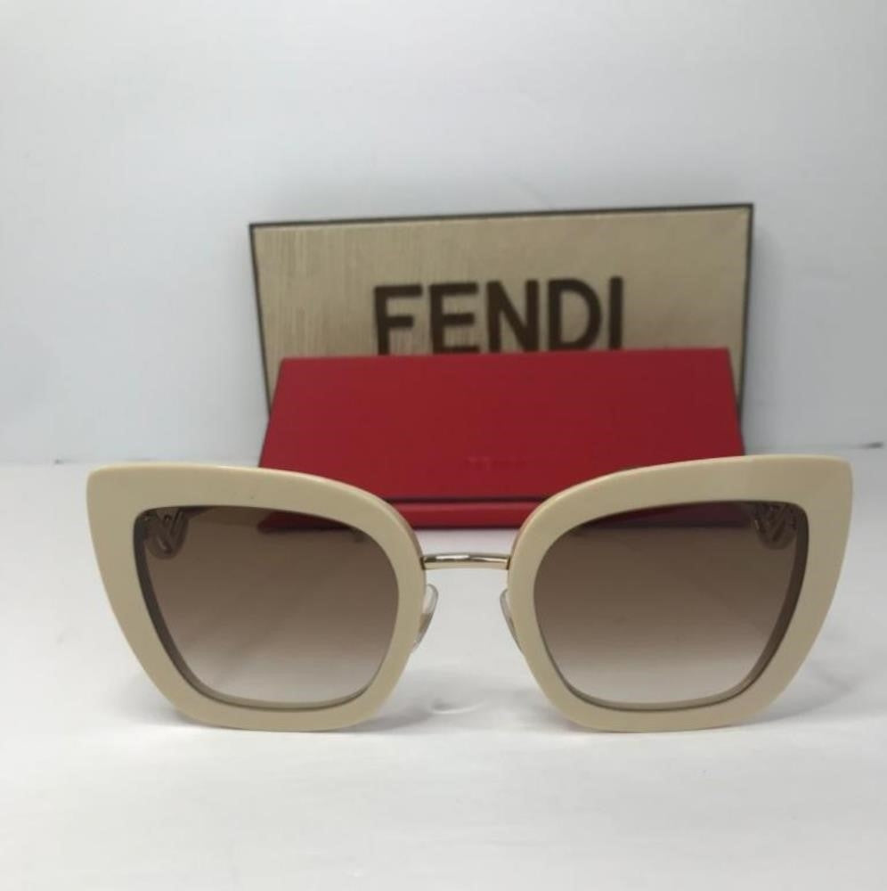 Original New Fendi Brown Gradient Oversized Ladies Sunglasses FF0408S 0SZJ 51