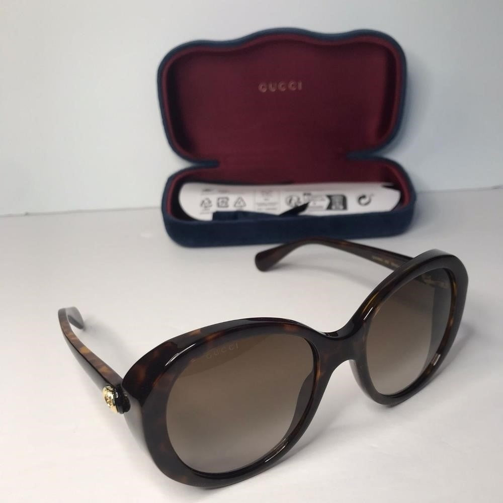 💯 - New Original Gucci GG0368S 002 55 Sunglasses