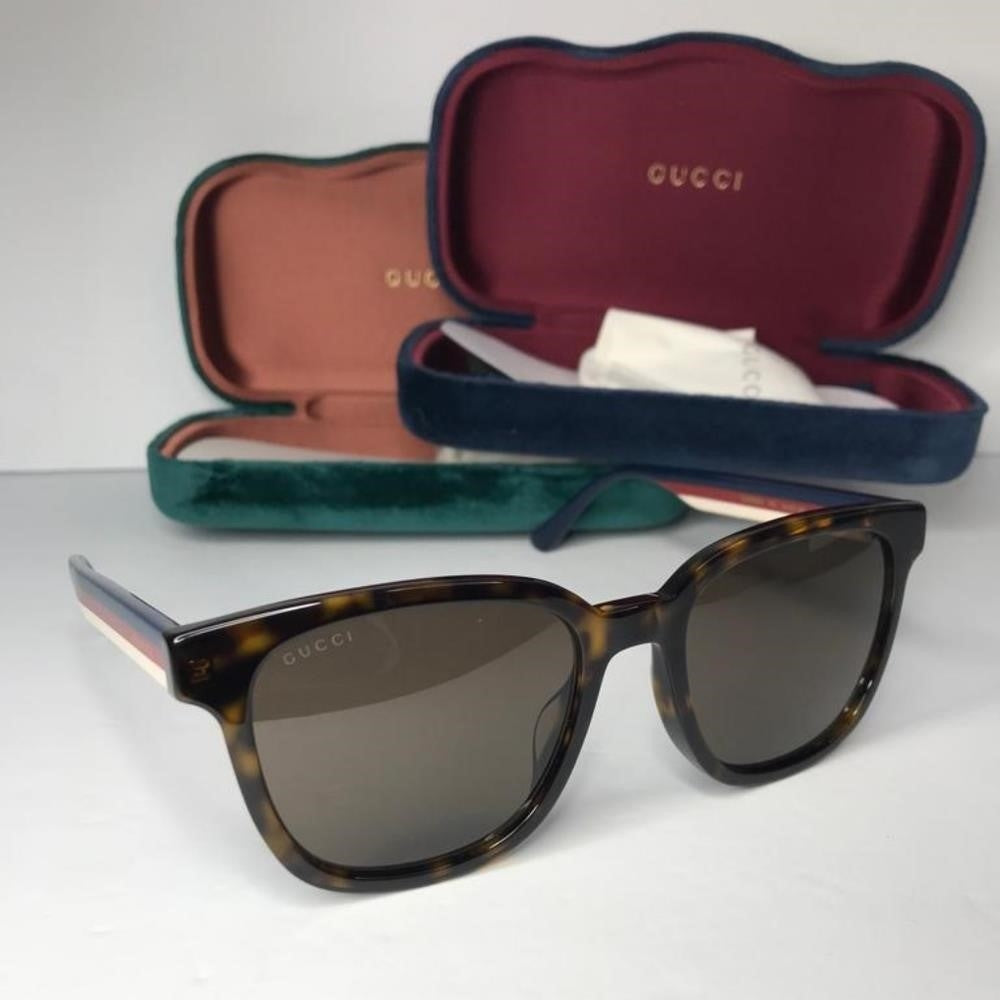 New- 💯 Original GUCCIAcetate GG Web Sunglasses GG0848SK Tortoise