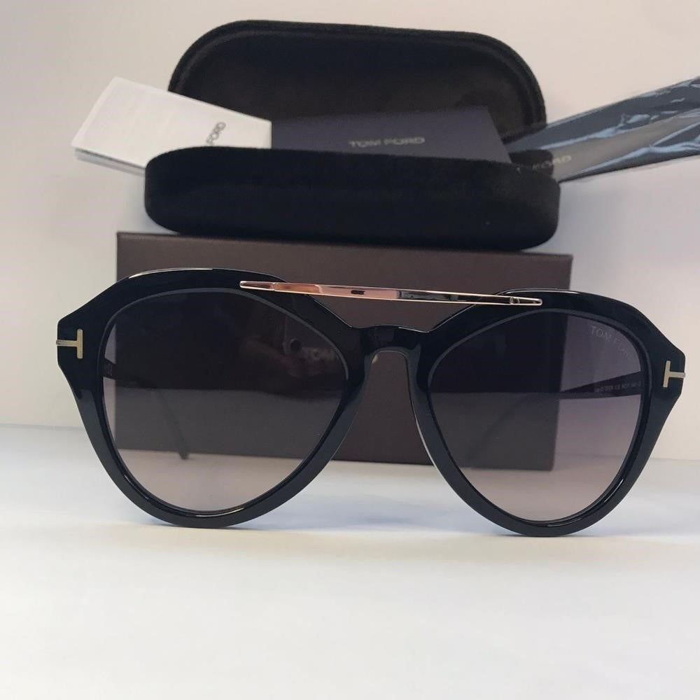 New- 💯 Original TOM FORD TF 576 01B Lisa-02 Woman Sunglasses