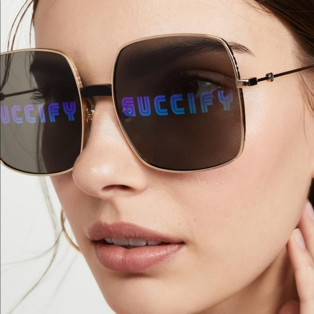 New - 💯 Original Gucci GG0414S 002 60 Ladies Sunglasses