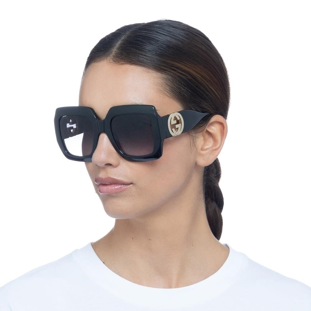 💯- Authentic New GUCCIGG1022S 001 Black /Gold Sunglasses