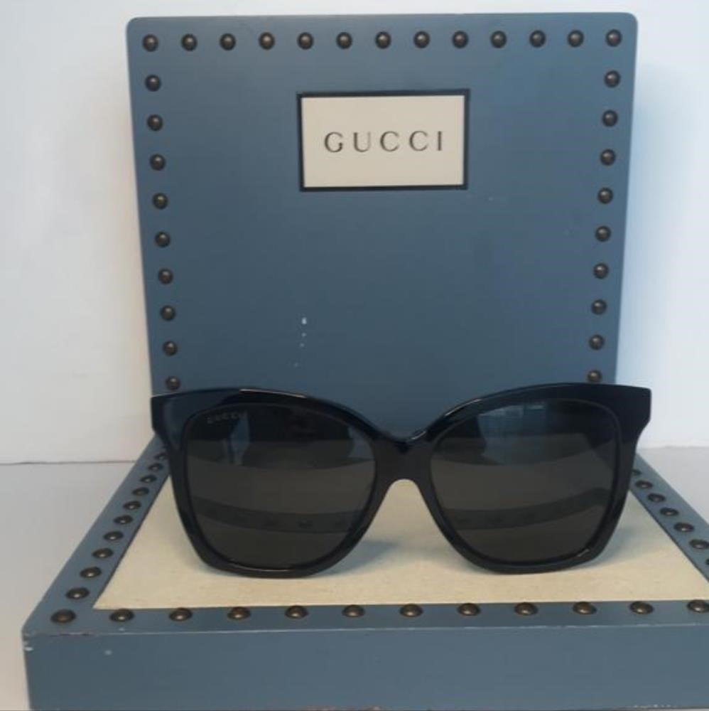 Authentic GUCCI New. GG0459S 001 Rounded Square Sunglasses