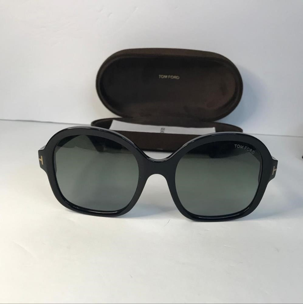 💯Original Tom Ford Romy Smoke Geometric Ladies Sunglasses FT1032