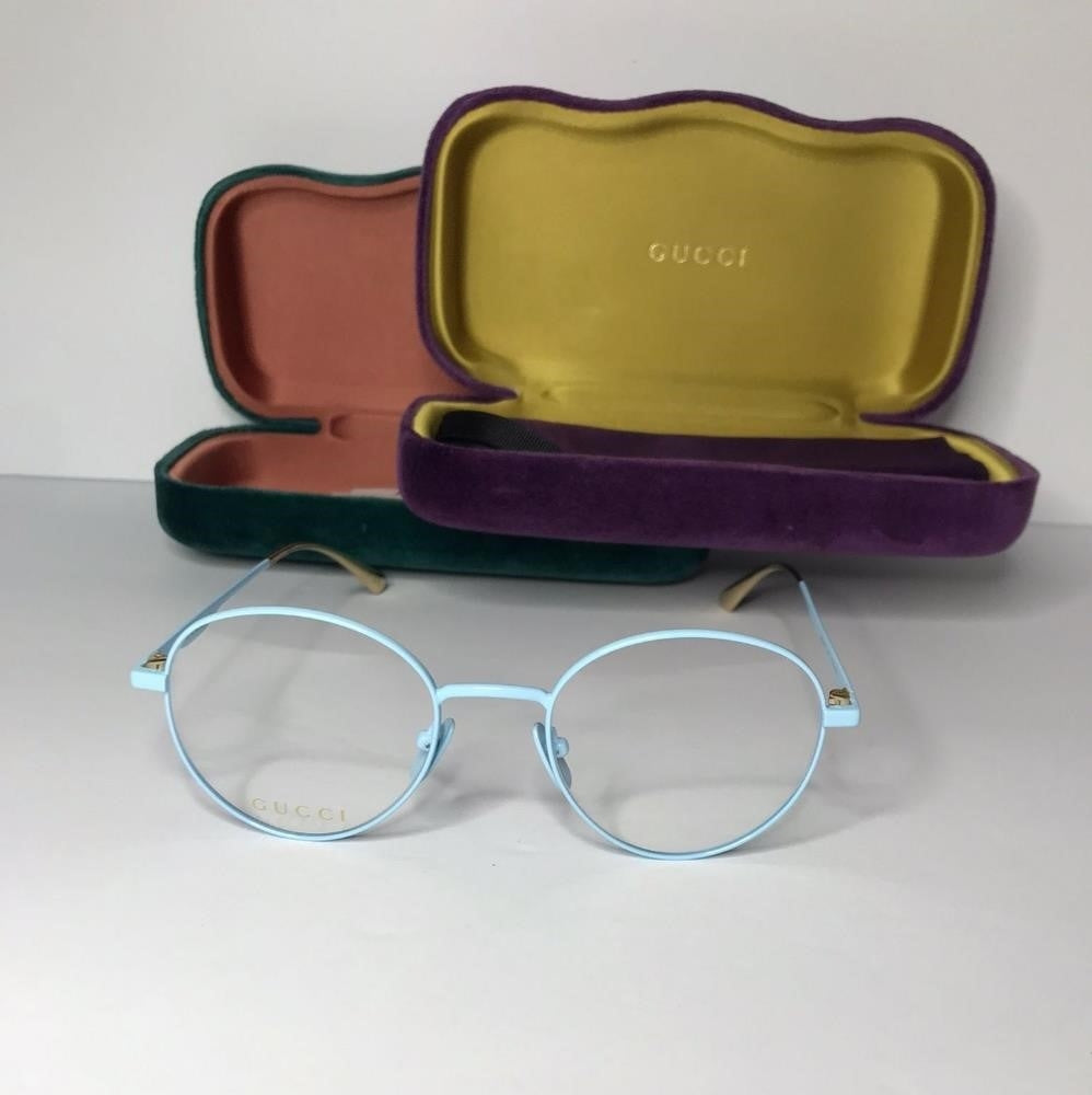 💯Original Gucci GUCCI-LOGO GG0337O 006 Eyeglasses