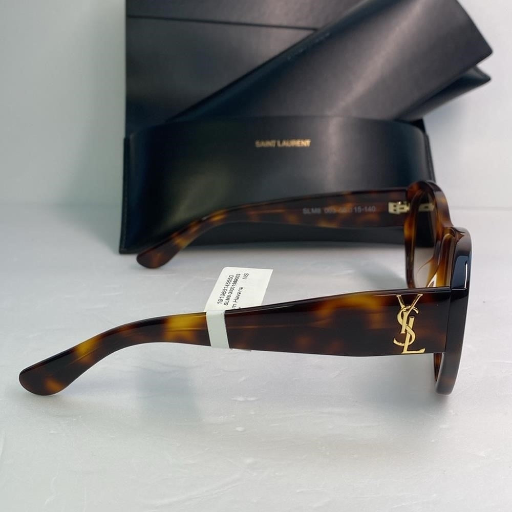 New 💯 Original SAINT LAURENT  SL M8/FN Sunglasses Tortoise Sunglasses