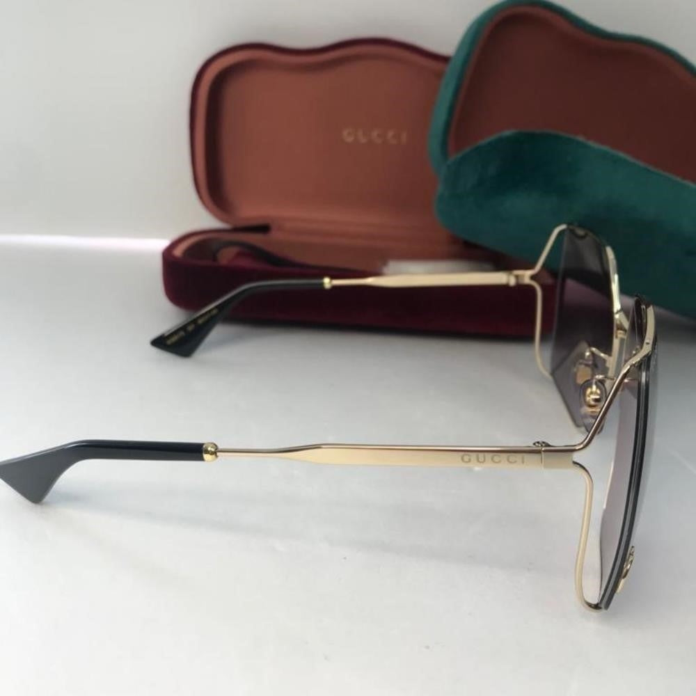 New  - 💯 Original GUCCI violet GG0817S 007 Oversized Sunglasses