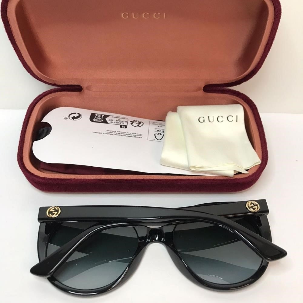 New- 💯 Original Gucci GG0325S W 001 Cat Eye Sunglasses