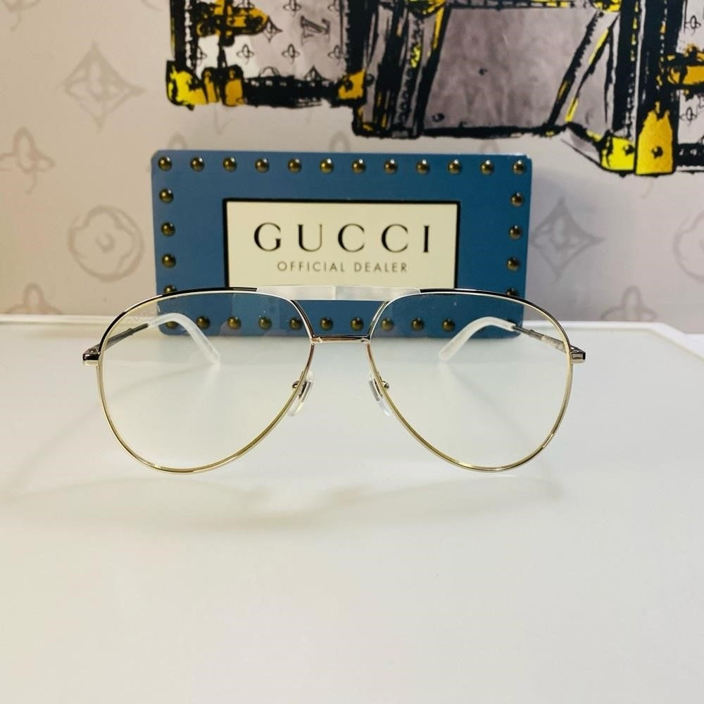 New Gucci Novelty men's Eyeglasses GG0242S-008