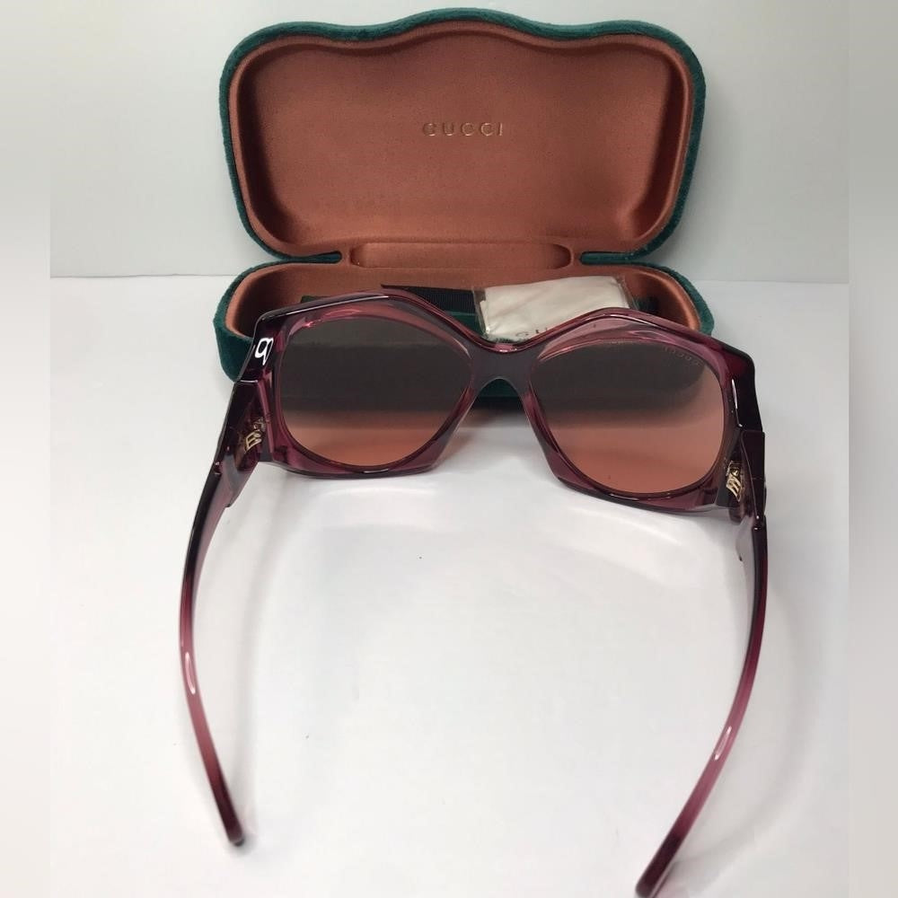 💯 Original GUCCI Oversized Sunglasses GG0875S 003