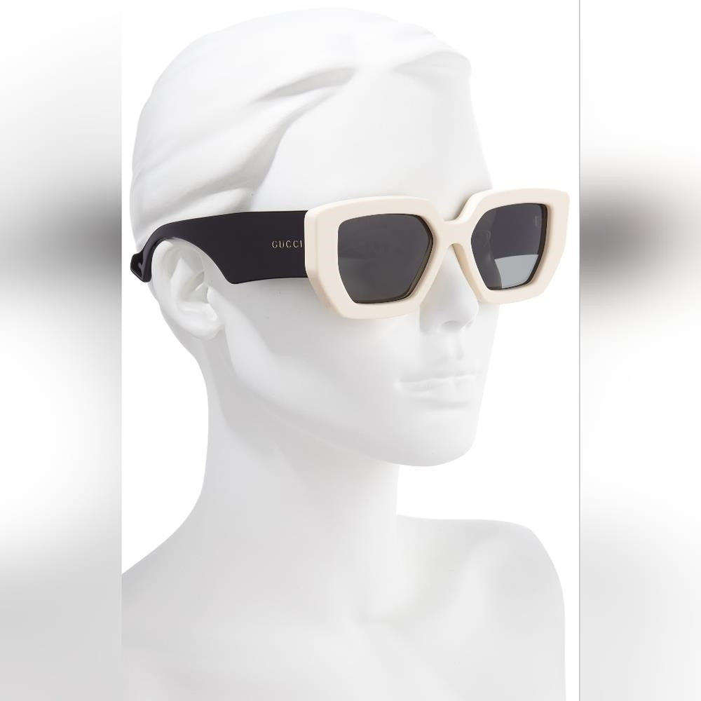 💯Authentic Gucci GG0630S 001 55 Ladies Sunglasses