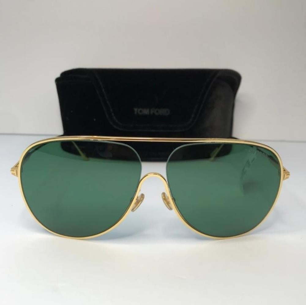 New - 💯 Original Tom Ford Alec Green Pilot Men's Sunglasses FT0824 30N 62.