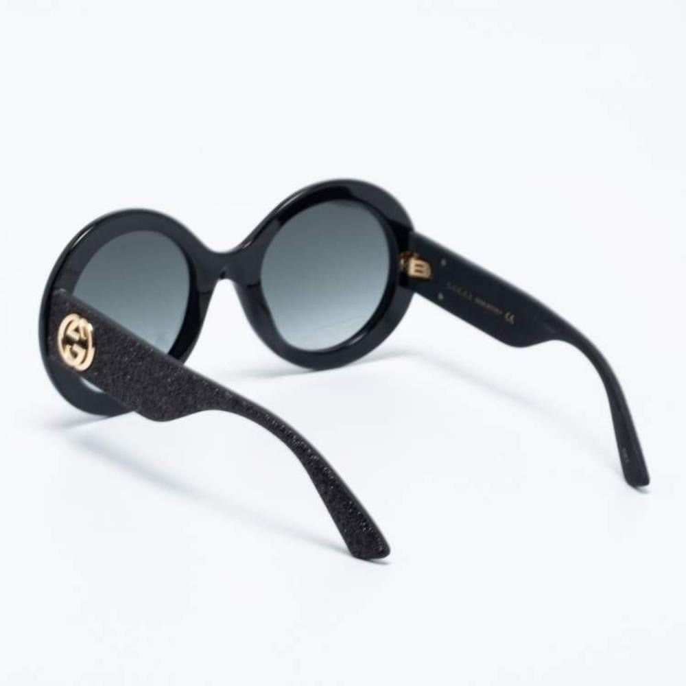 💯 - Authentic New Gucci Black GG0101S Round Gradient Sunglasses