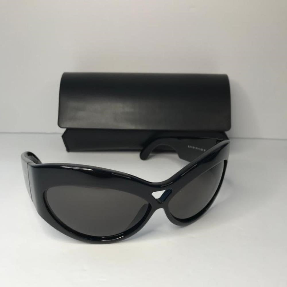 💯 New Authentic SAINT LAURENT Black SL 73 SunglassesCat-eye acetate-frame