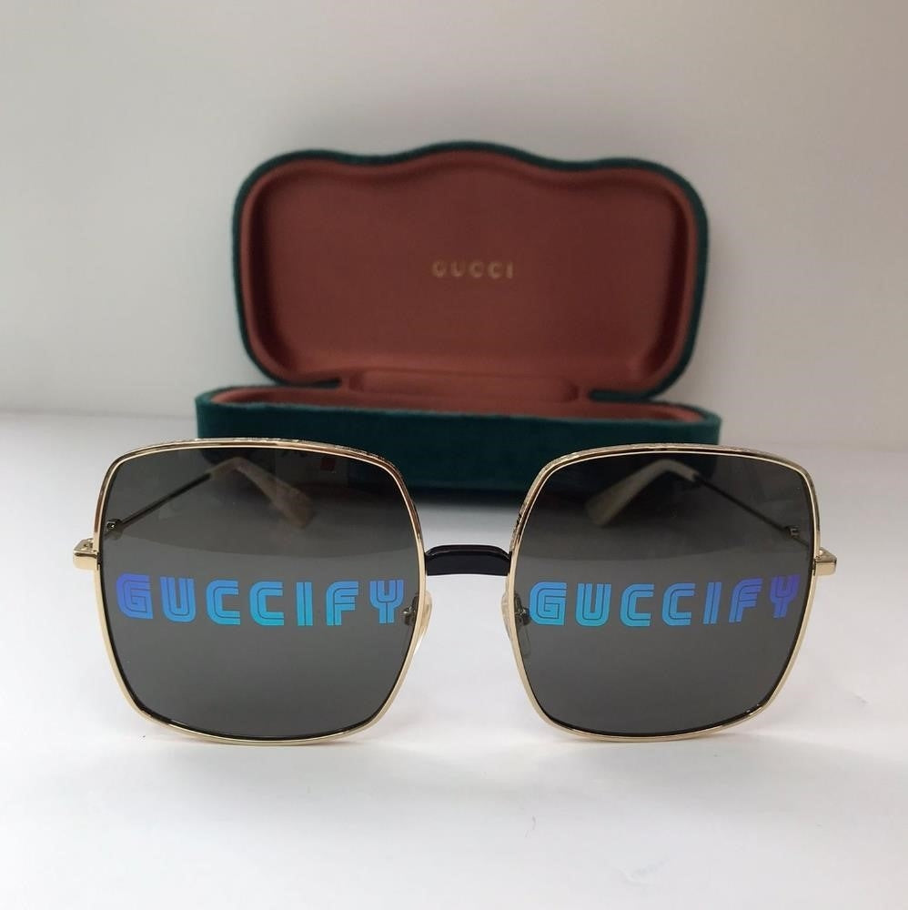 💯 Original Gucci GG0414S 002 60 Ladies Sunglasses