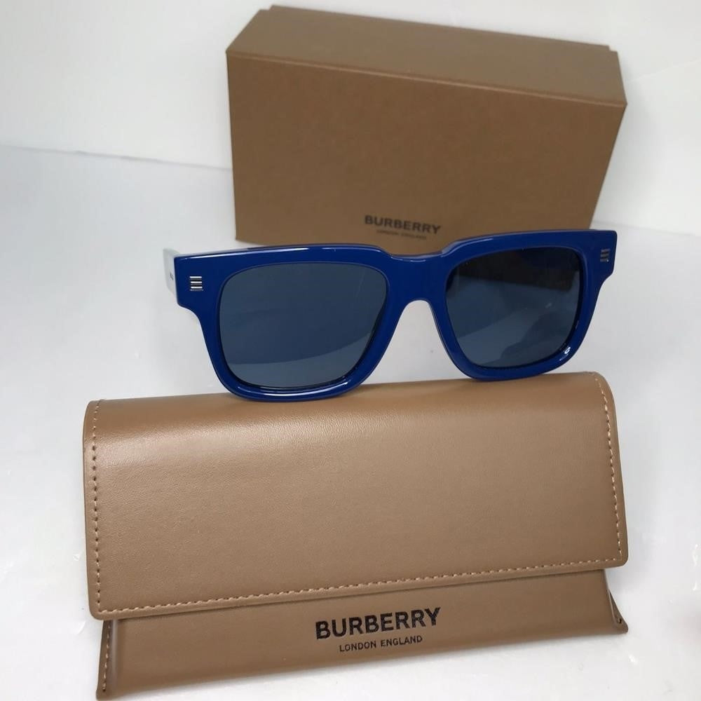 - 💯Original  New Burberry Square BE4394 4058/80 B 4395 Deep Navy blue Su