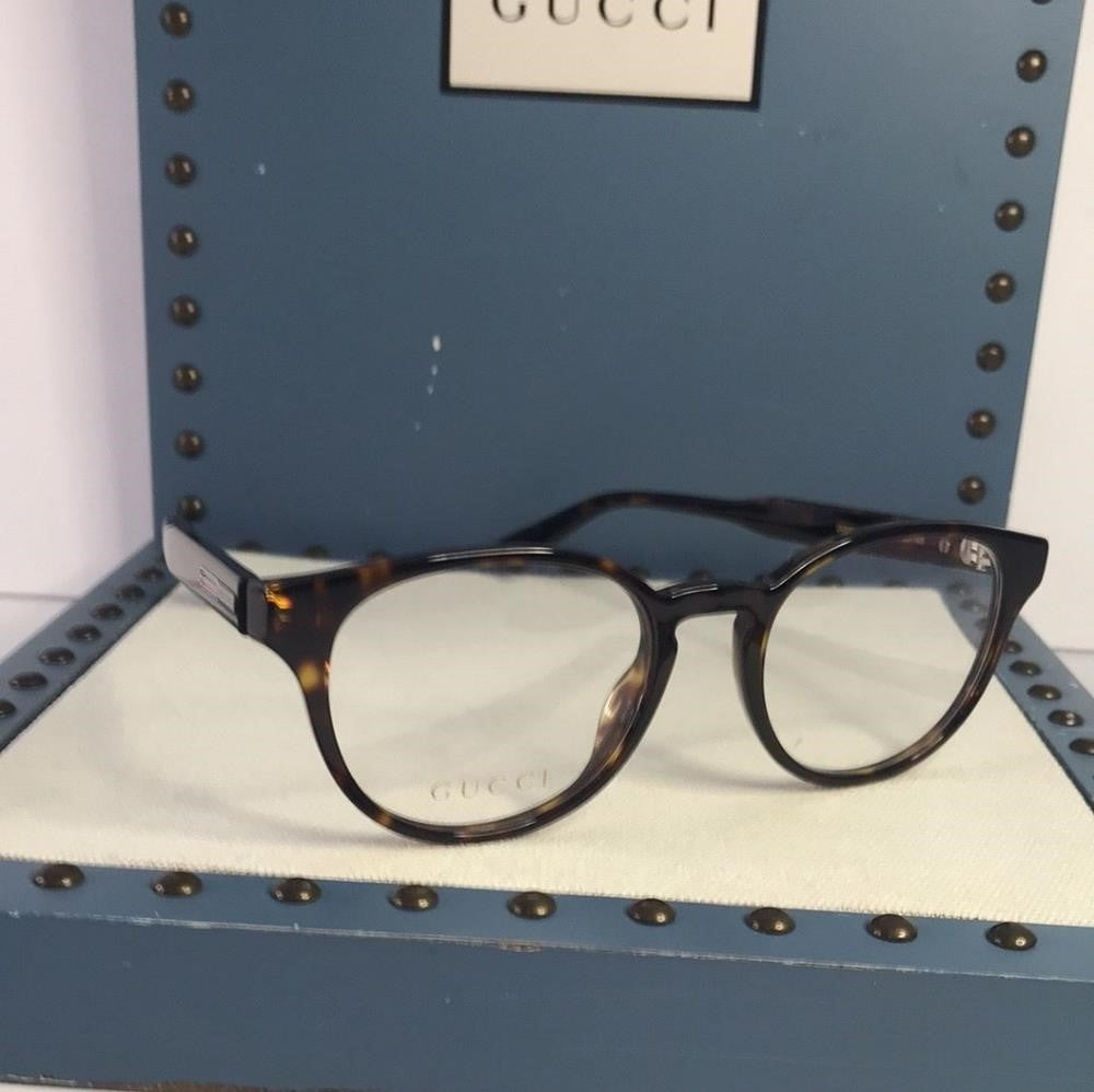 New 💯 Original GUCCI GG0827O 005 HAVANA EYEGLASSES