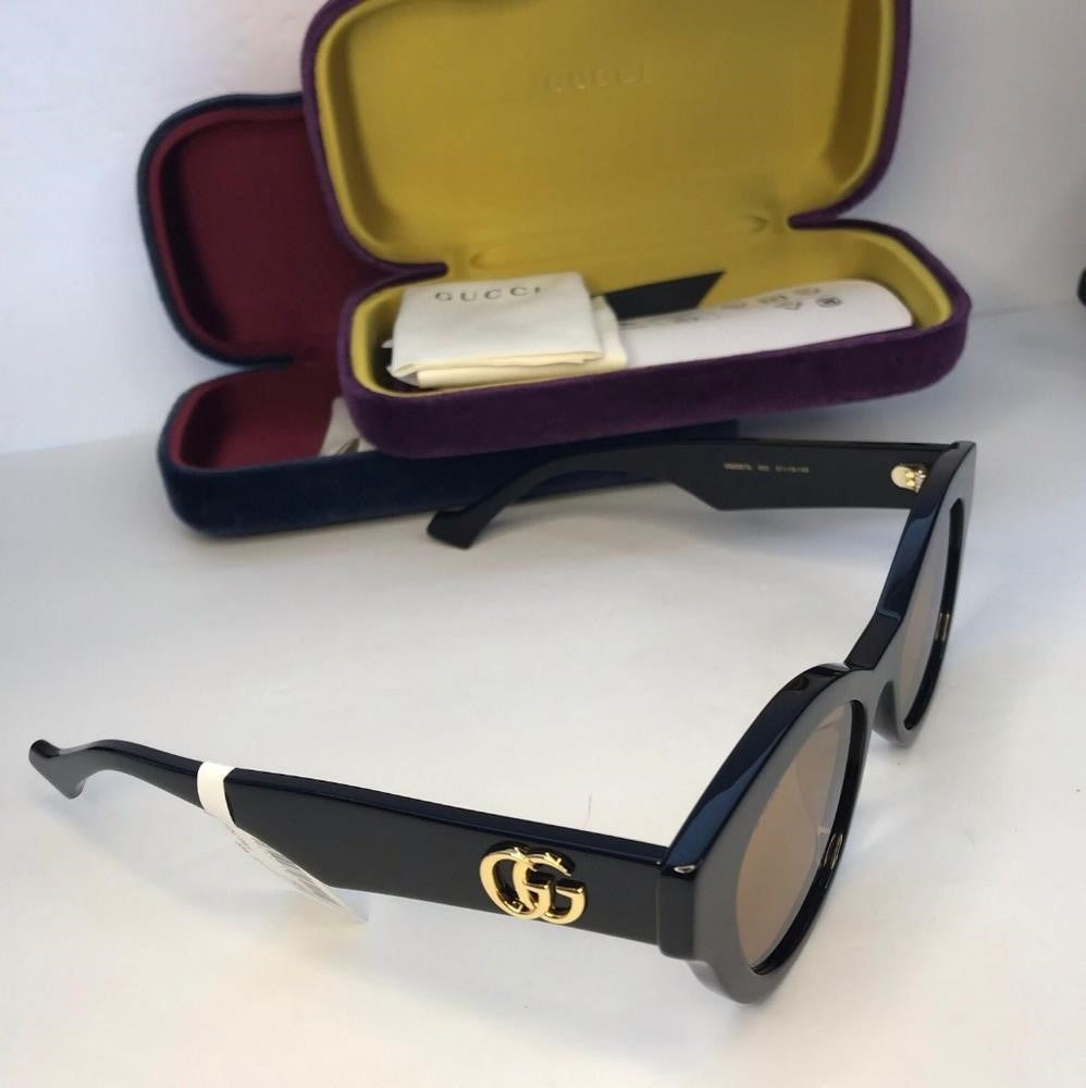 New- 💯 Original Gucci  Cat Eye Ladies Sunglasses GG0957S 003  51.