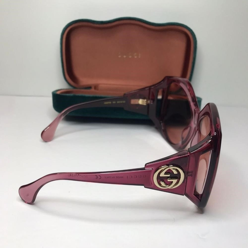 💯 Original GUCCI Oversized Sunglasses GG0875S 003