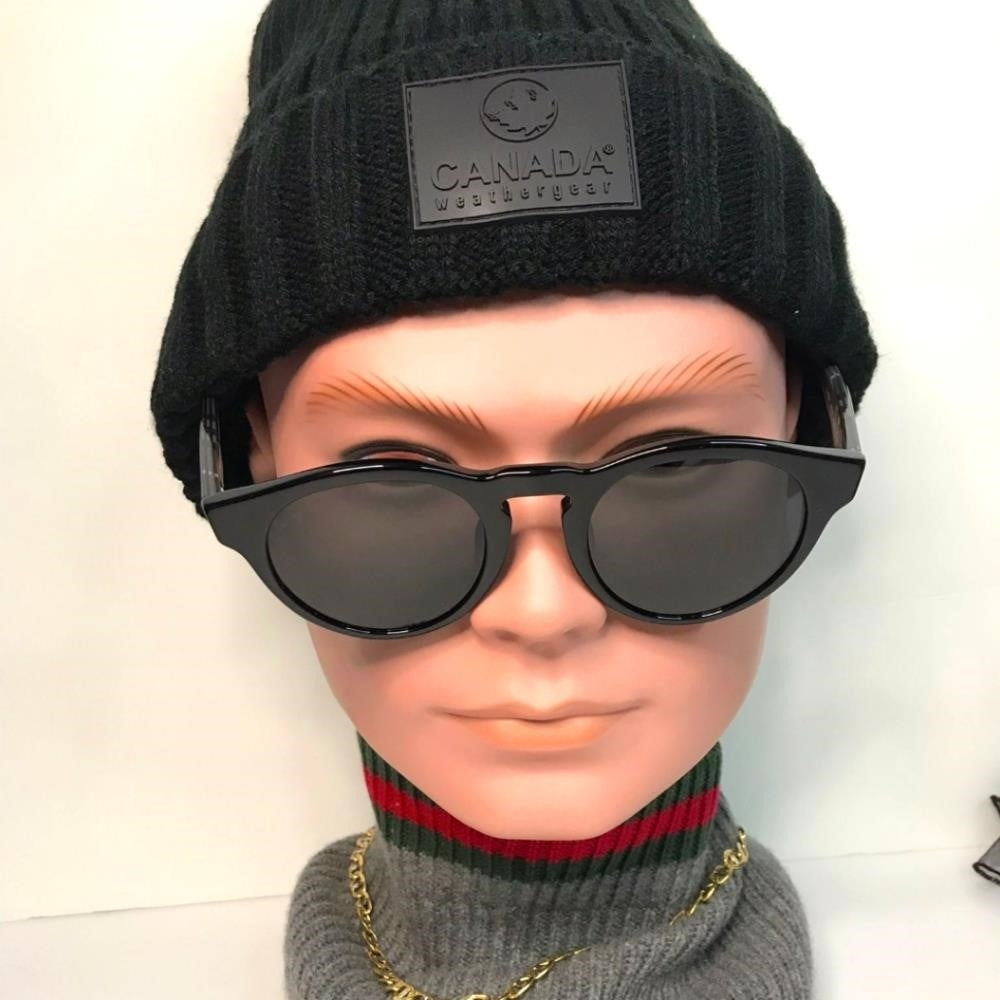 💯 Original  BURBERRY BE4359 REID Black  Round  sunglasses