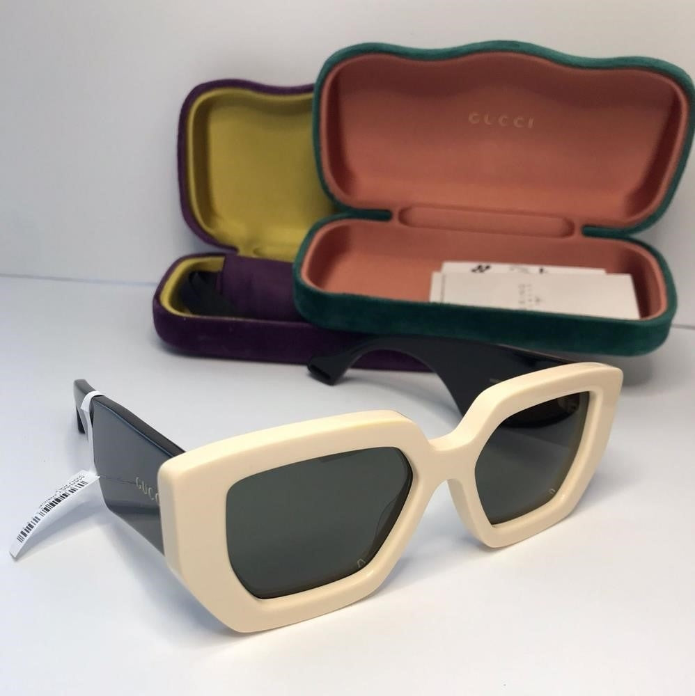 💯Authentic Gucci GG0630S 001 55 Ladies Sunglasses