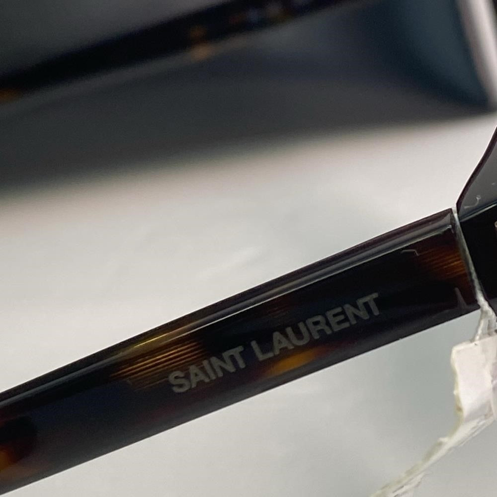 New 💯 Original SAINT LAURENT  Acetate Flat Top SL1 Sunglasses Tortoise