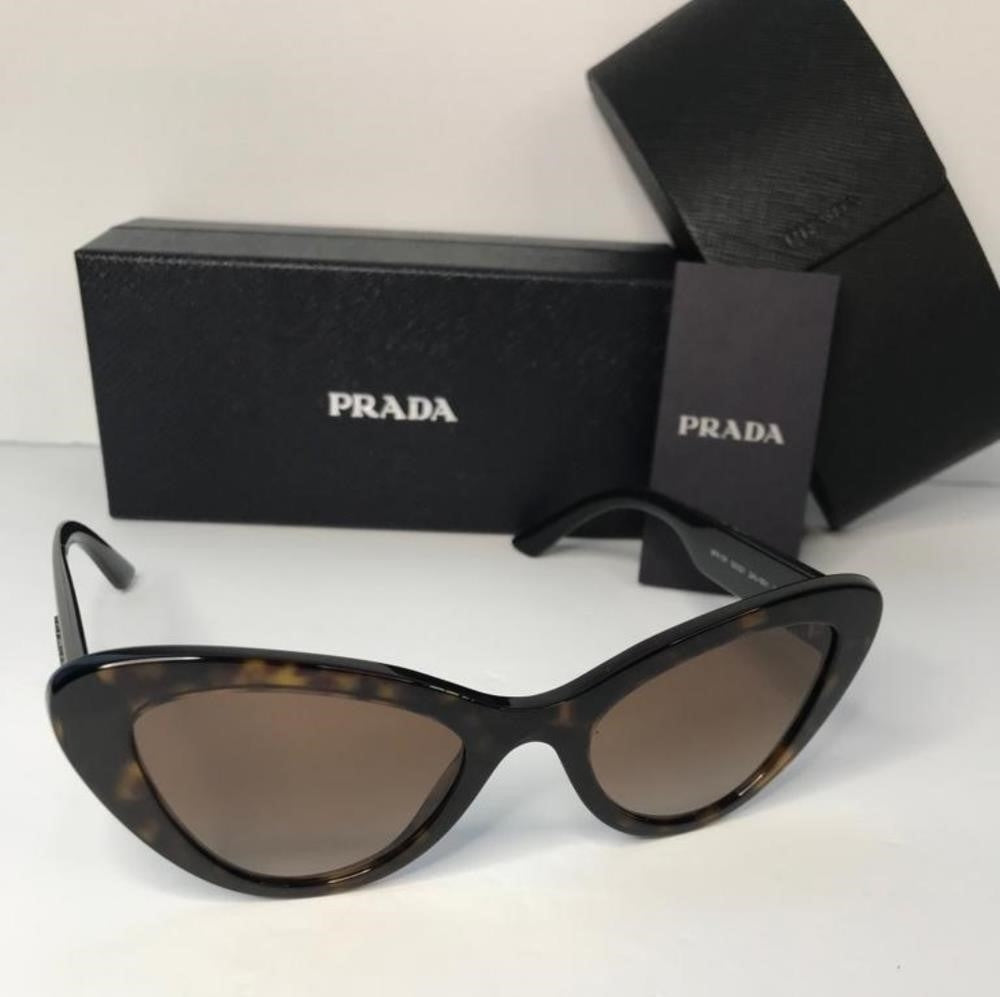 💯 Original PRADA 0PR 13YS SUNGLASSES HAVANA / BROWN GRADIENT WOMEN'S