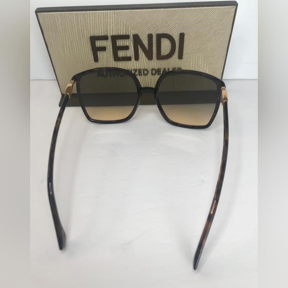 Original New FENDI FF0431 GS BROWN GLASS SUNGLASSES